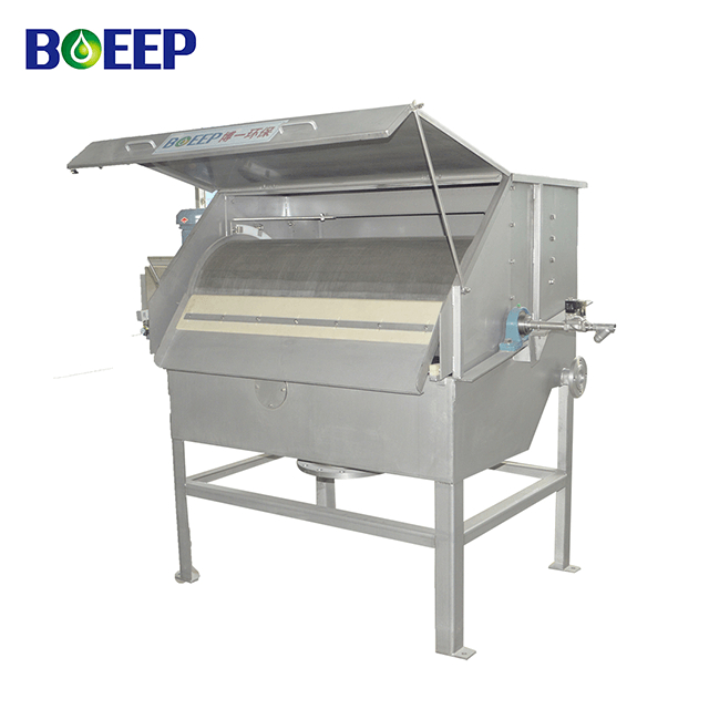 Écran de tambour rotatif alimenté de manière prolongée