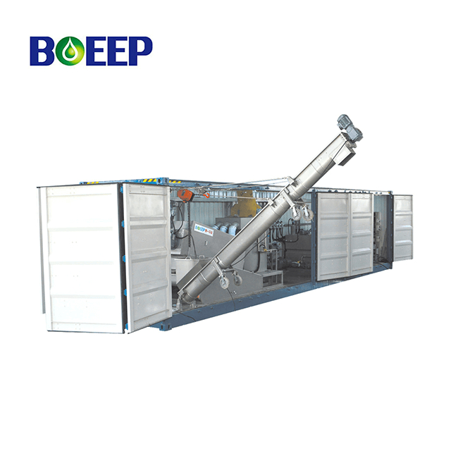 Plante-traitement mobile-eaux usées